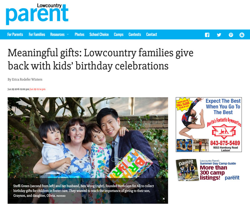 Lowcountry Parent article