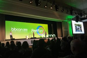 Ben and Lucas on the main stage at BBCON 2014